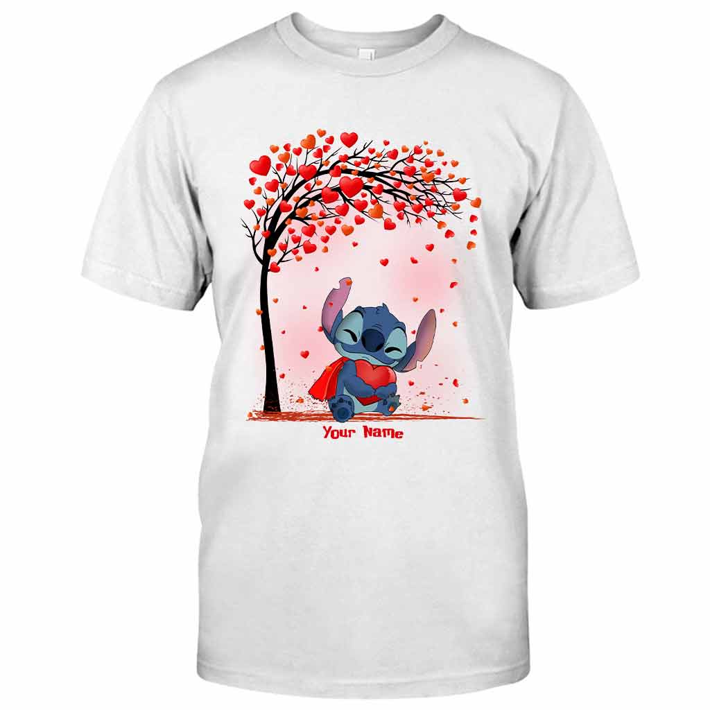 Personalized Couple T-shirt & Hoodie with Custom Names | Unique Romantic Gift T-shirt & Hoodie GradoCreations