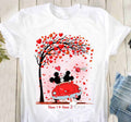 Personalized Couple T-Shirt & Hoodie with Heart Design for Valentine’s Day T-shirt & Hoodie GradoCreations