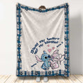 Personalized Couple Blanket Steal My Heart Custom Names Gift Blanket GradoCreations