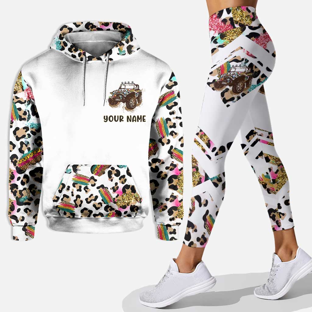 Personalized Car Hoodie and Leggings Set Custom Name Gift Hoodie & Leggings GradoCreations