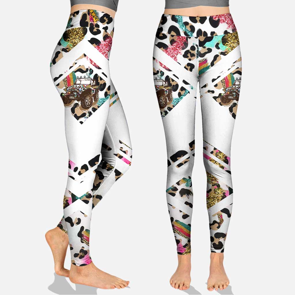 Personalized Car Hoodie and Leggings Set Custom Name Gift Hoodie & Leggings GradoCreations