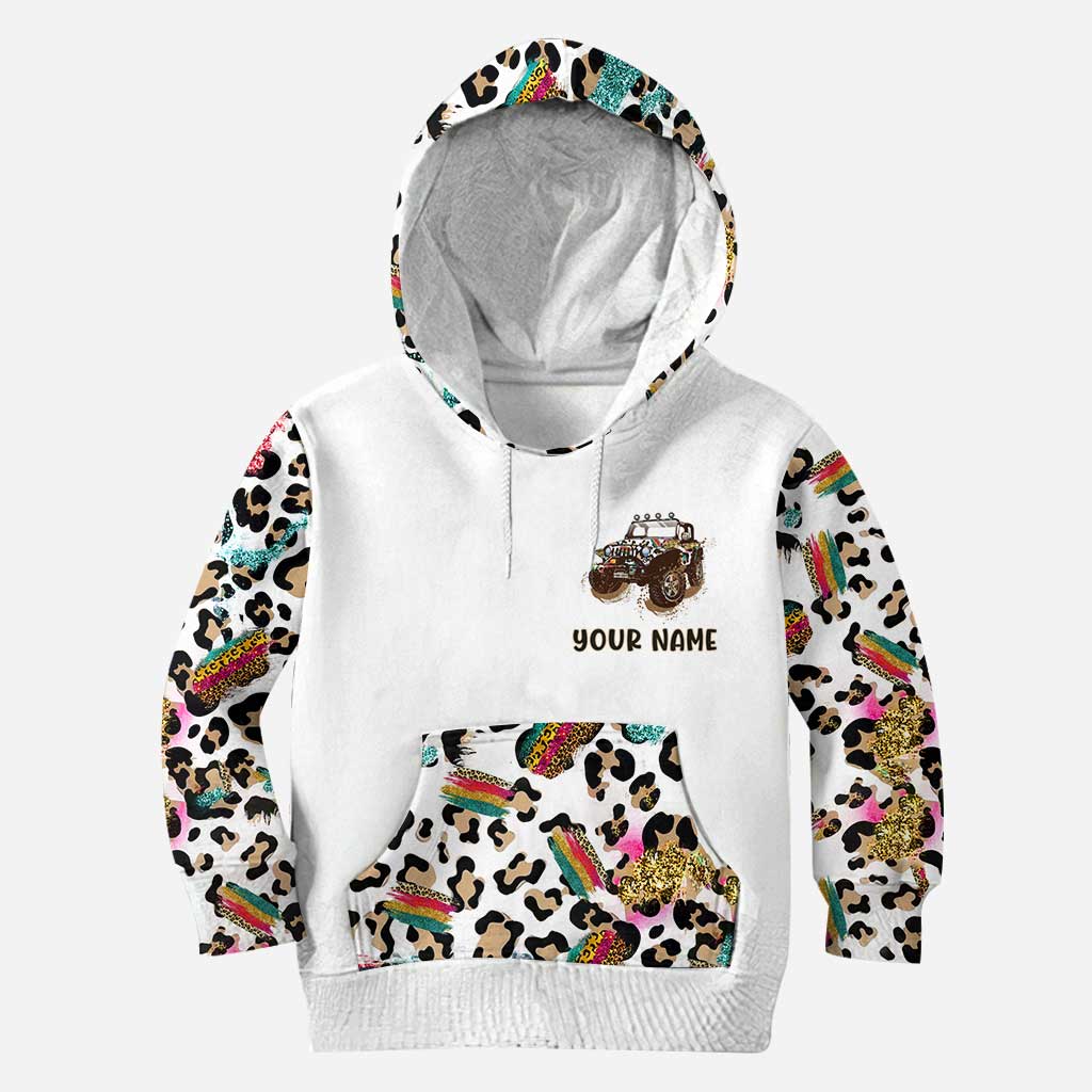 Personalized Car Hoodie and Leggings Set Custom Name Gift Hoodie & Leggings GradoCreations