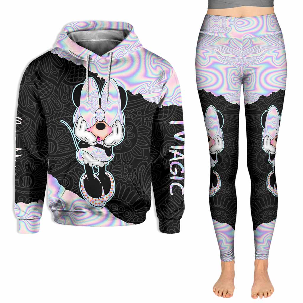 Personalized Magic Mouse Hoodie and Leggings Set for Kids Hoodie & Leggings GradoCreations