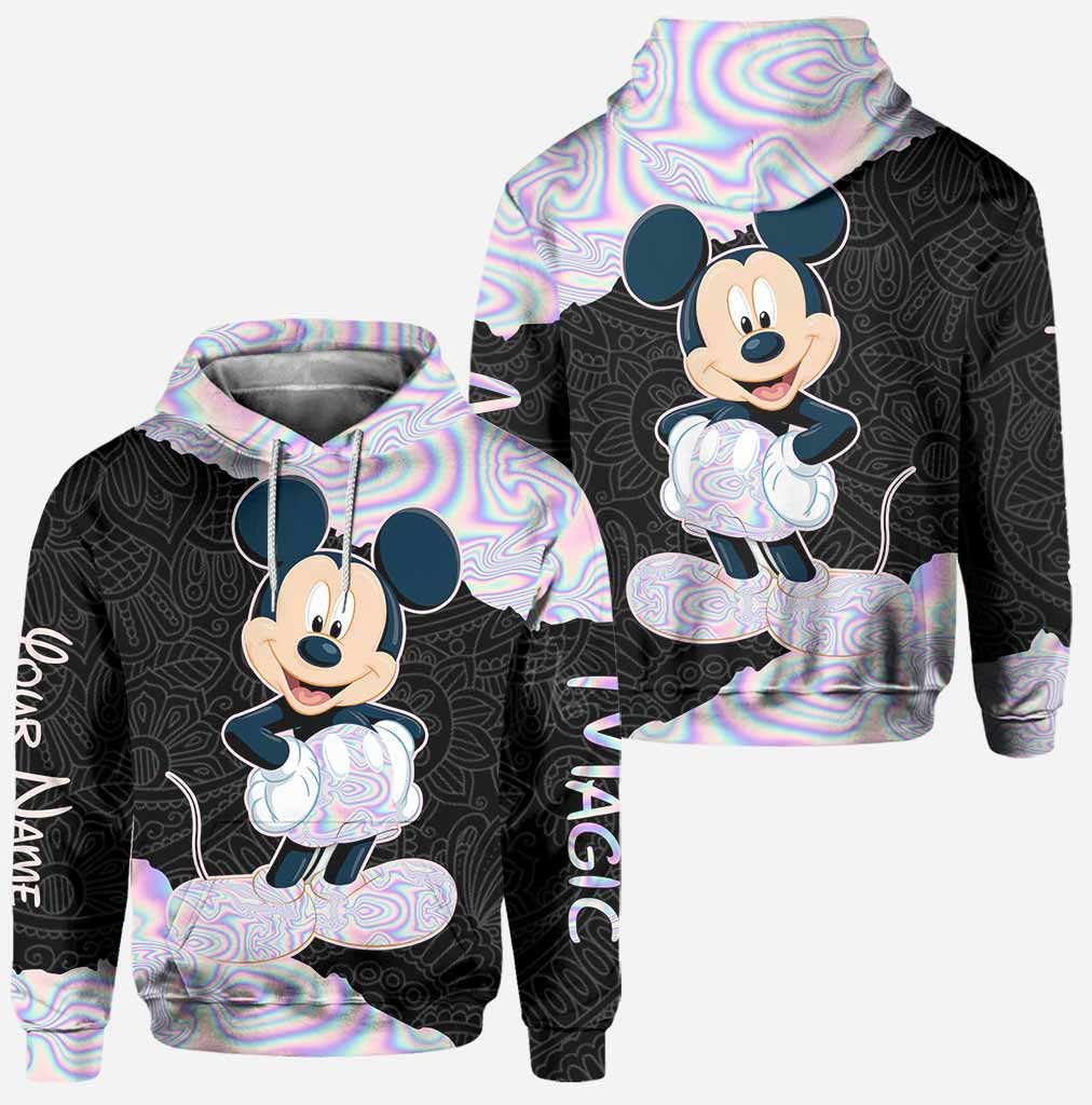 Personalized Mickey Mouse Hoodie and Leggings Set for Kids Hoodie & Leggings GradoCreations