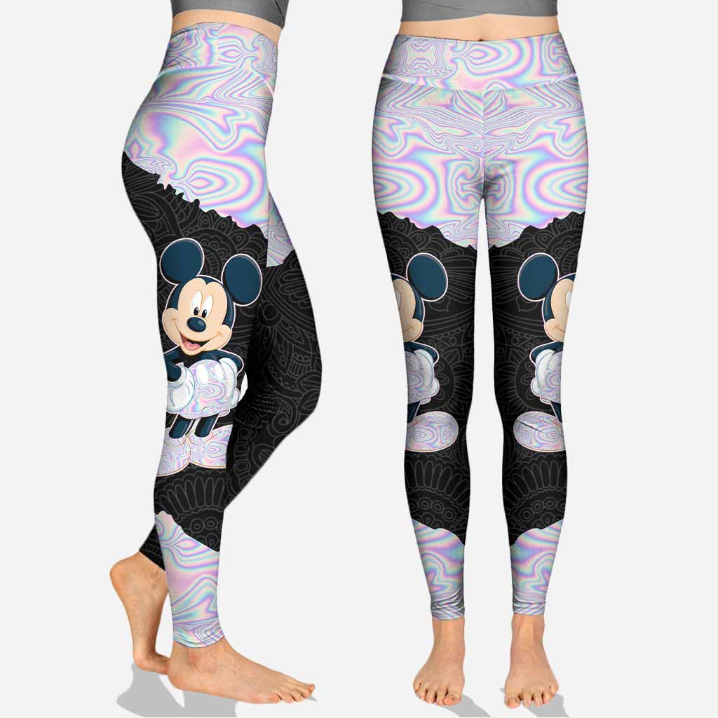 Personalized Mickey Mouse Hoodie and Leggings Set for Kids Hoodie & Leggings GradoCreations