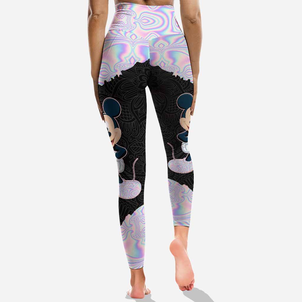 Personalized Mickey Mouse Hoodie and Leggings Set for Kids Hoodie & Leggings GradoCreations