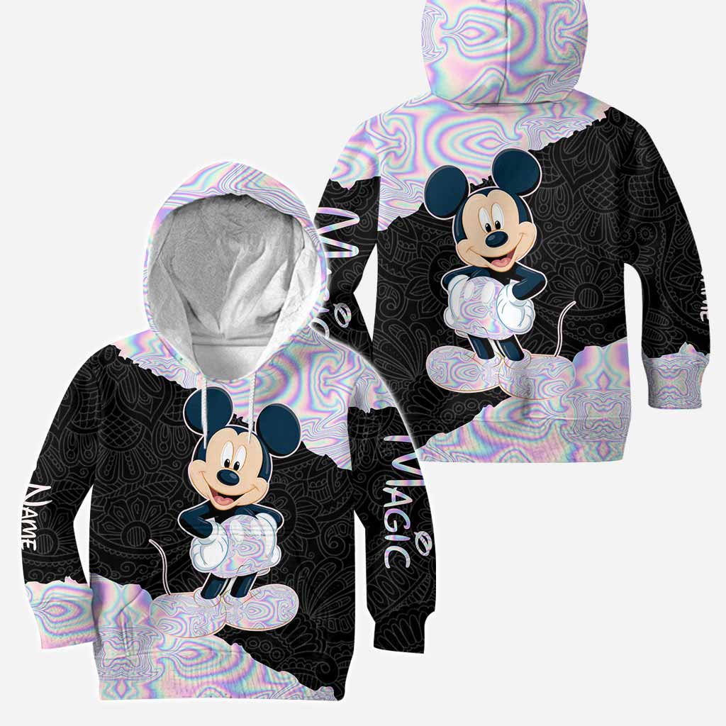 Personalized Mickey Mouse Hoodie and Leggings Set for Kids Hoodie & Leggings GradoCreations