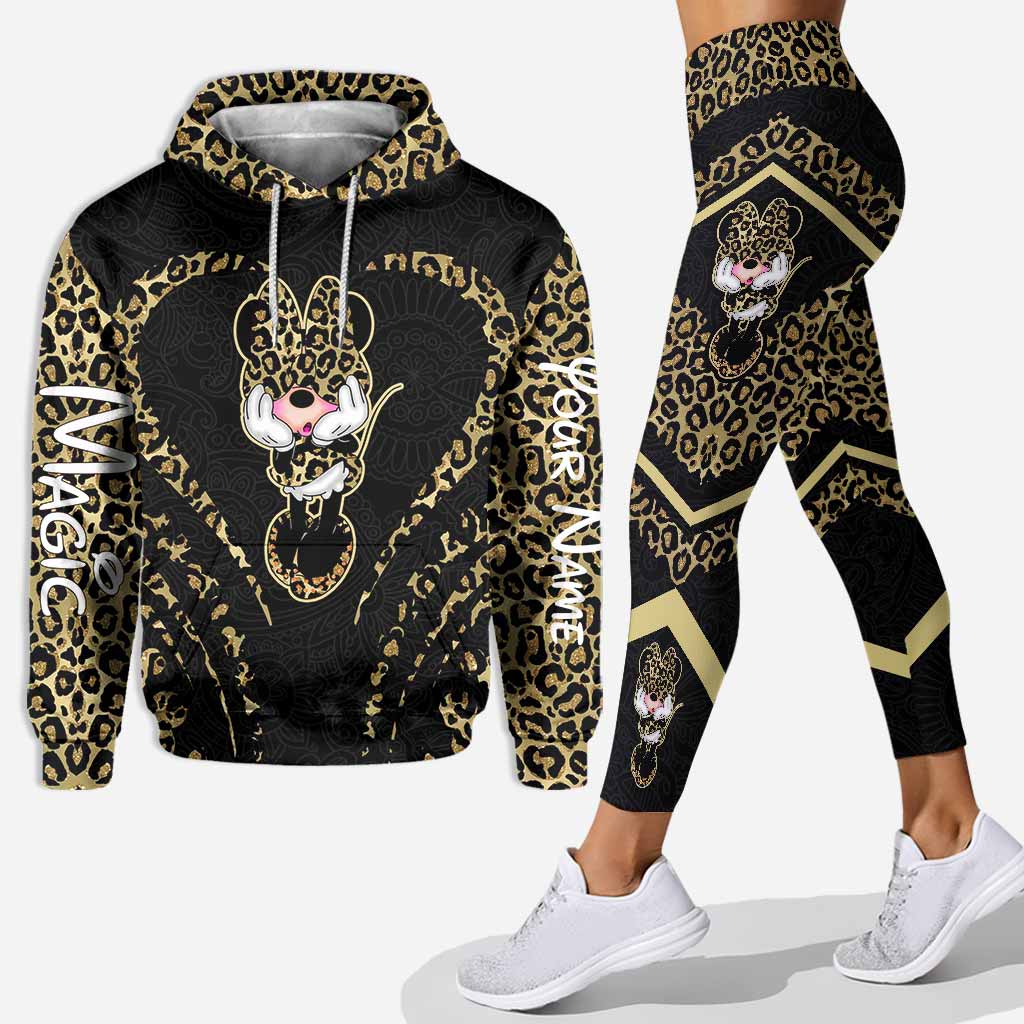 Personalized Magic Mouse Hoodie and Leggings Set for Kids Hoodie & Leggings GradoCreations