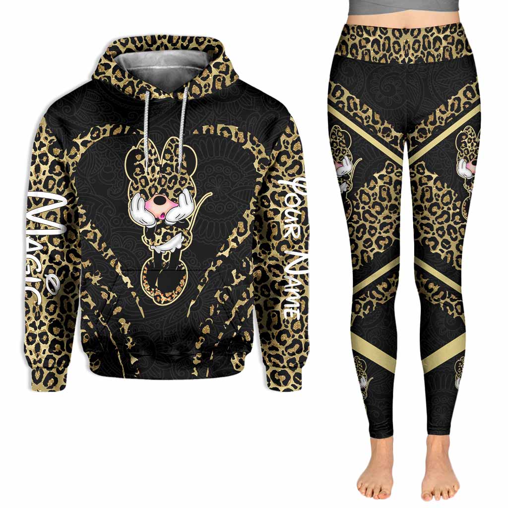 Personalized Magic Mouse Hoodie and Leggings Set for Kids Hoodie & Leggings GradoCreations