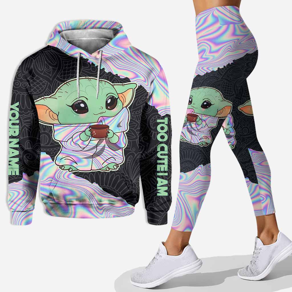 Personalized Hoodie and Leggings Set for Kids Custom Name Gift Hoodie & Leggings GradoCreations
