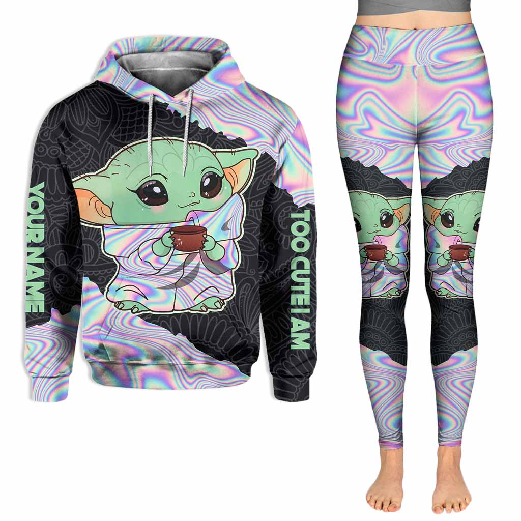 Personalized Hoodie and Leggings Set for Kids Custom Name Gift Hoodie & Leggings GradoCreations
