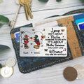 Personalized Wallet Insert Card for Couples Custom Love Message Gift Wallet Insert Card GradoCreations