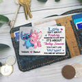 Personalized Couple Wallet Insert Card Custom Love Message Gift Wallet Insert Card GradoCreations