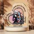 Personalized Heart Acrylic Plaque Custom Gift for Couples Wedding Anniversary Custom Shaped Acrylic Plaque GradoCreations