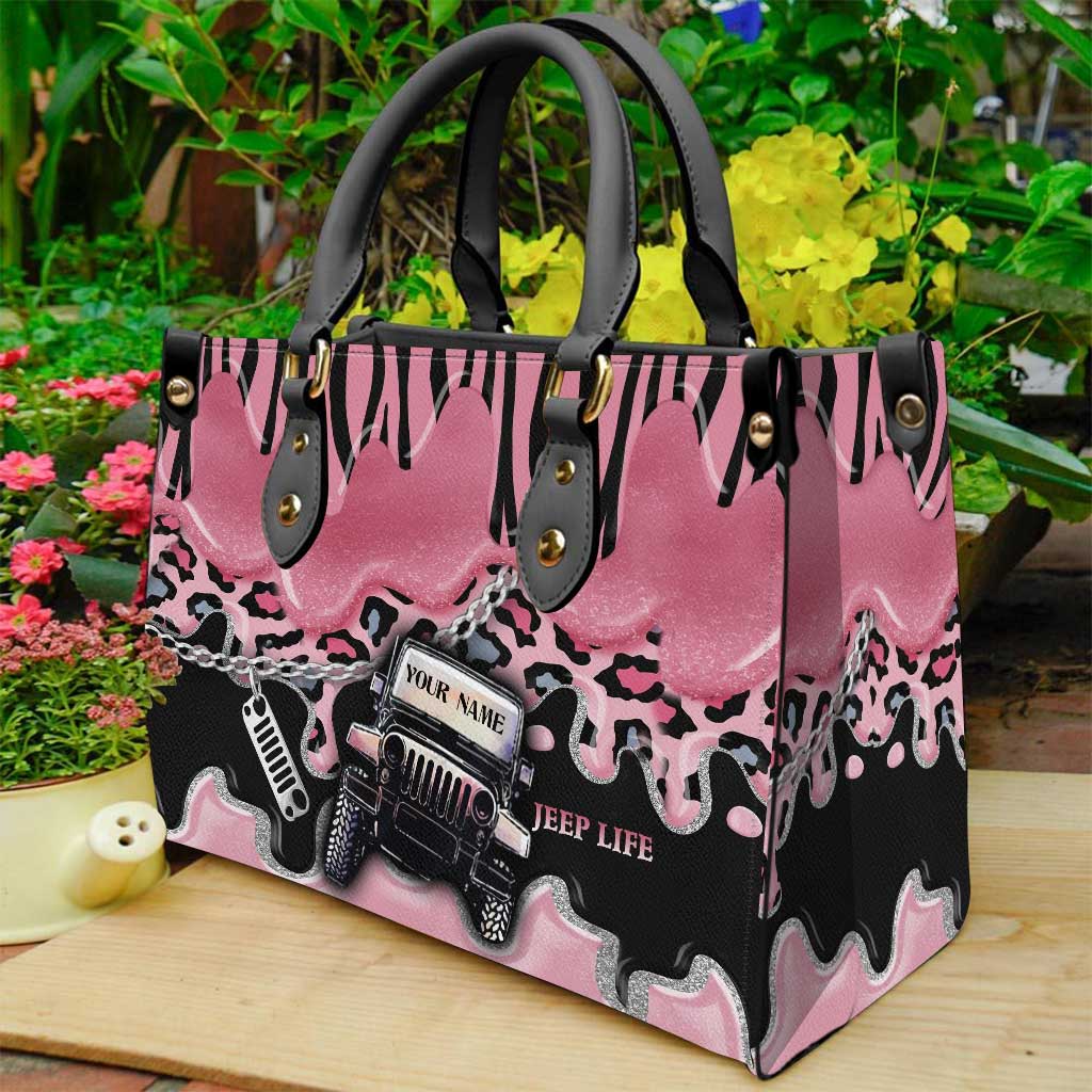 Personalized Leather Handbag Custom Name Gift for Women Leather Handbag GradoCreations