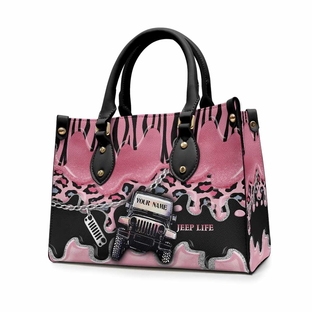 Personalized Leather Handbag Custom Name Gift for Women Leather Handbag GradoCreations