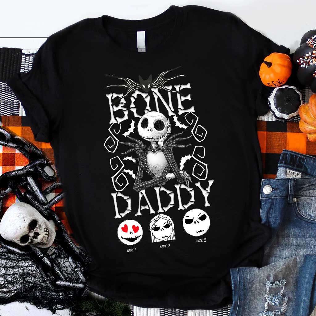 Personalized Bone Daddy T-shirt & Hoodie Gift for Halloween T-shirt & Hoodie GradoCreations