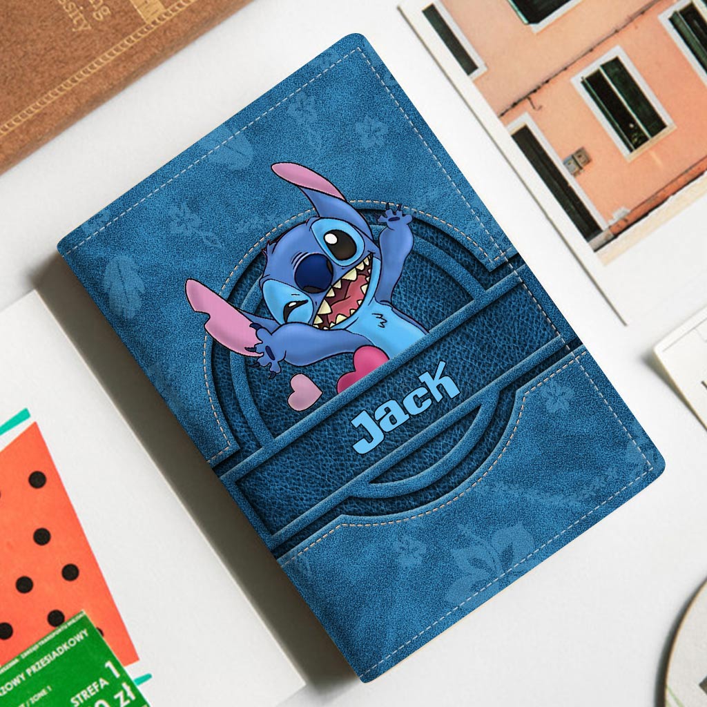 Personalized Ohana Passport Holder Custom Name Travel Gift for Couples Passport Holder GradoCreations