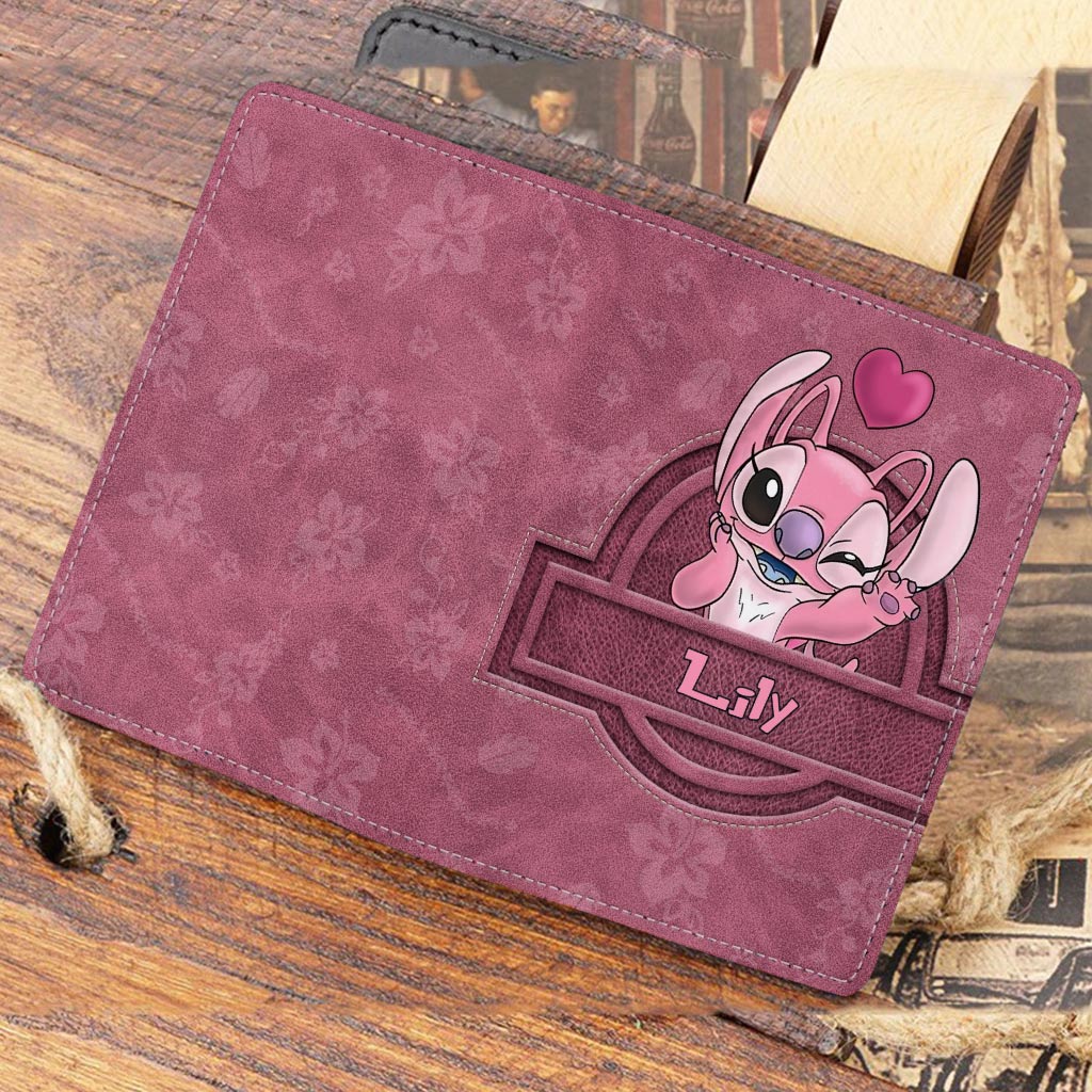 Personalized Ohana Passport Holder Custom Name Travel Gift for Couples Passport Holder GradoCreations