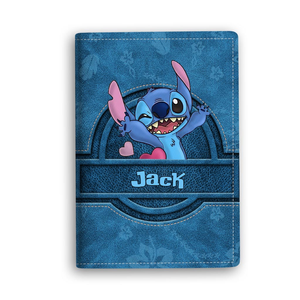 Personalized Ohana Passport Holder Custom Name Travel Gift for Couples Passport Holder GradoCreations