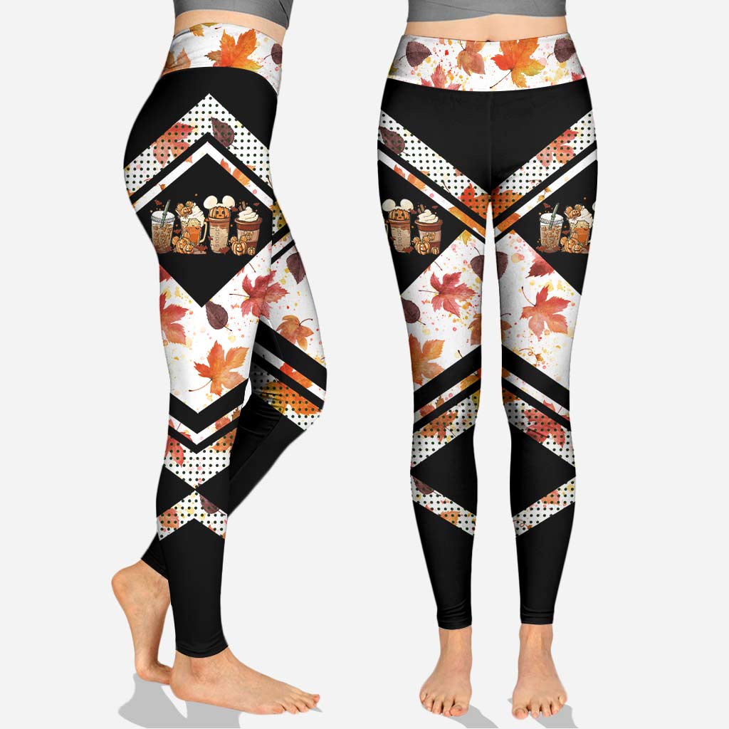 Personalized Fall Hoodie and Leggings Set with Your Name Hoodie & Leggings GradoCreations