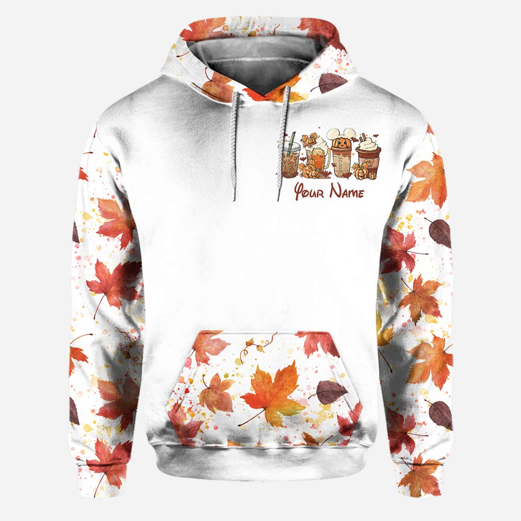 Personalized Fall Hoodie and Leggings Set with Your Name Hoodie & Leggings GradoCreations