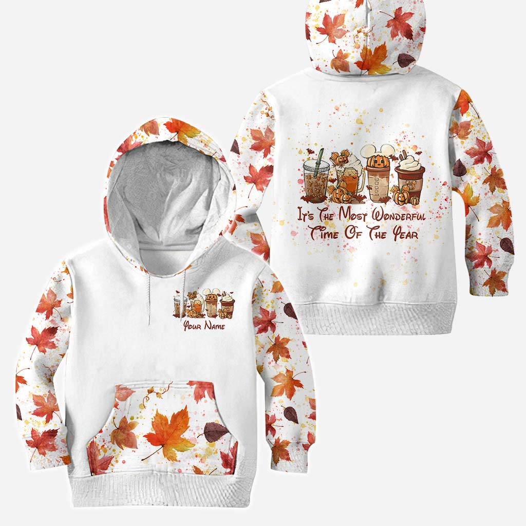 Personalized Fall Hoodie and Leggings Set with Your Name Hoodie & Leggings GradoCreations