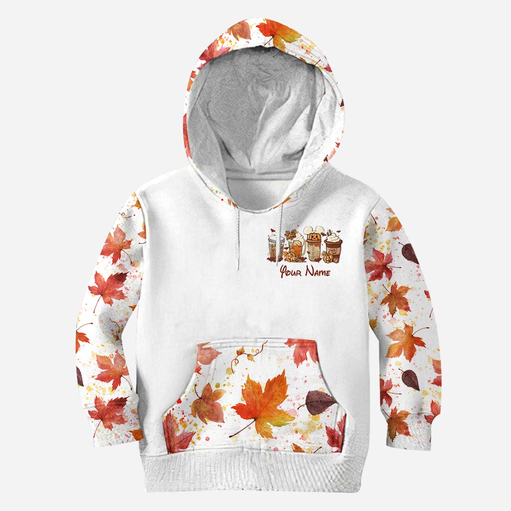 Personalized Fall Hoodie and Leggings Set with Your Name Hoodie & Leggings GradoCreations