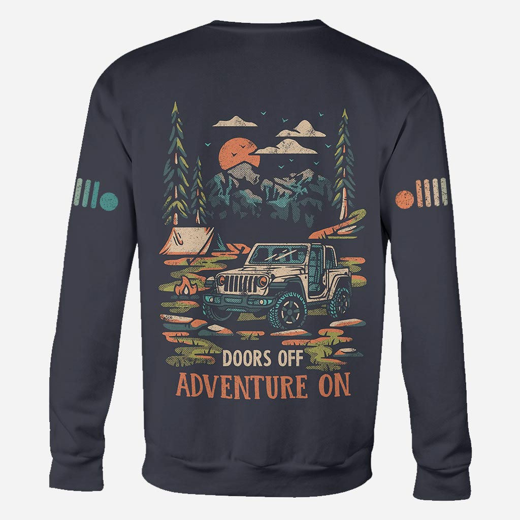Personalized Adventure Jeep Hoodie All Over Print Custom Name Gift All Over Shirt GradoCreations