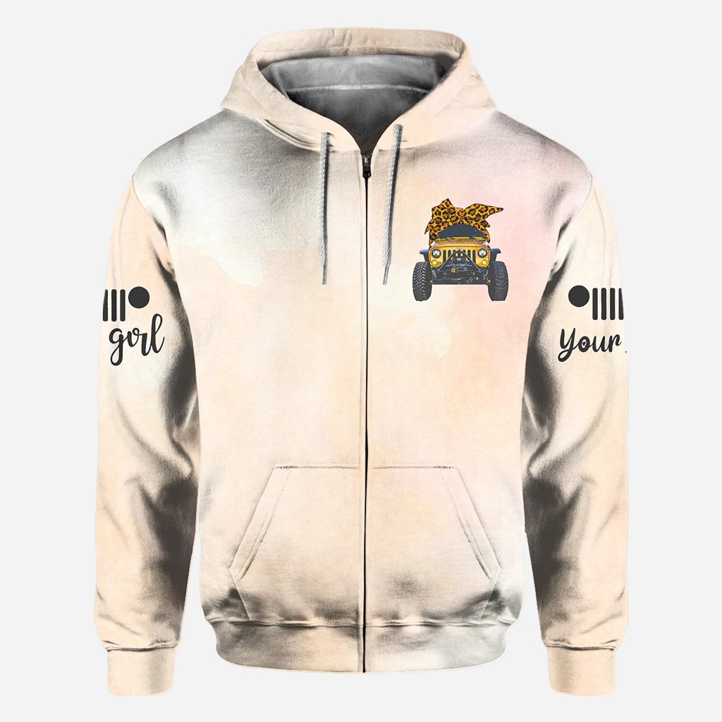 Personalized Adventure Jeep Hoodie Custom Name Gifts All Over Shirt GradoCreations