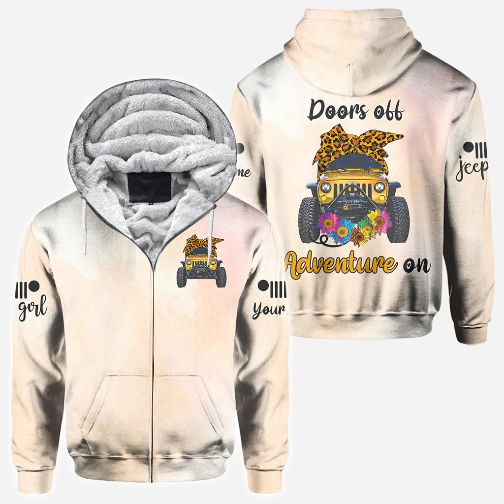 Personalized Adventure Jeep Hoodie Custom Name Gifts All Over Shirt GradoCreations