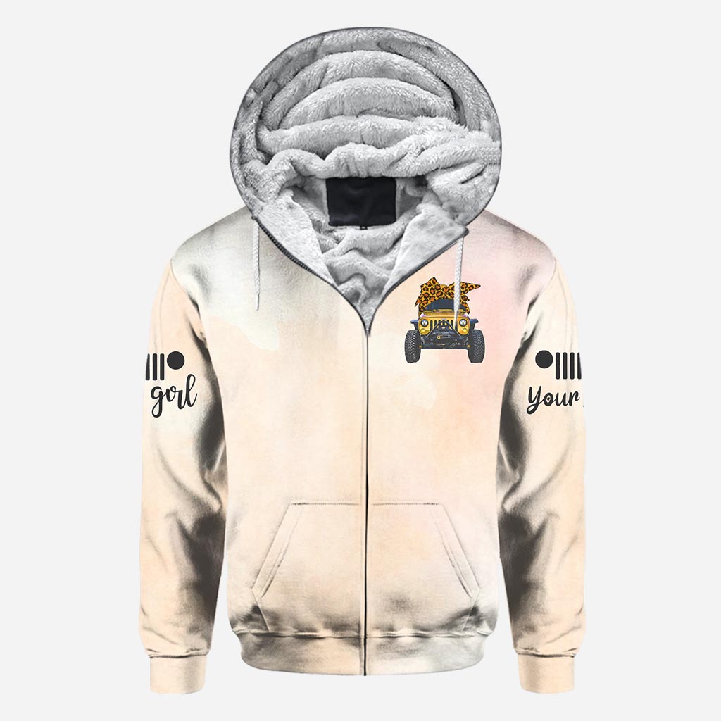 Personalized Adventure Jeep Hoodie Custom Name Gifts All Over Shirt GradoCreations