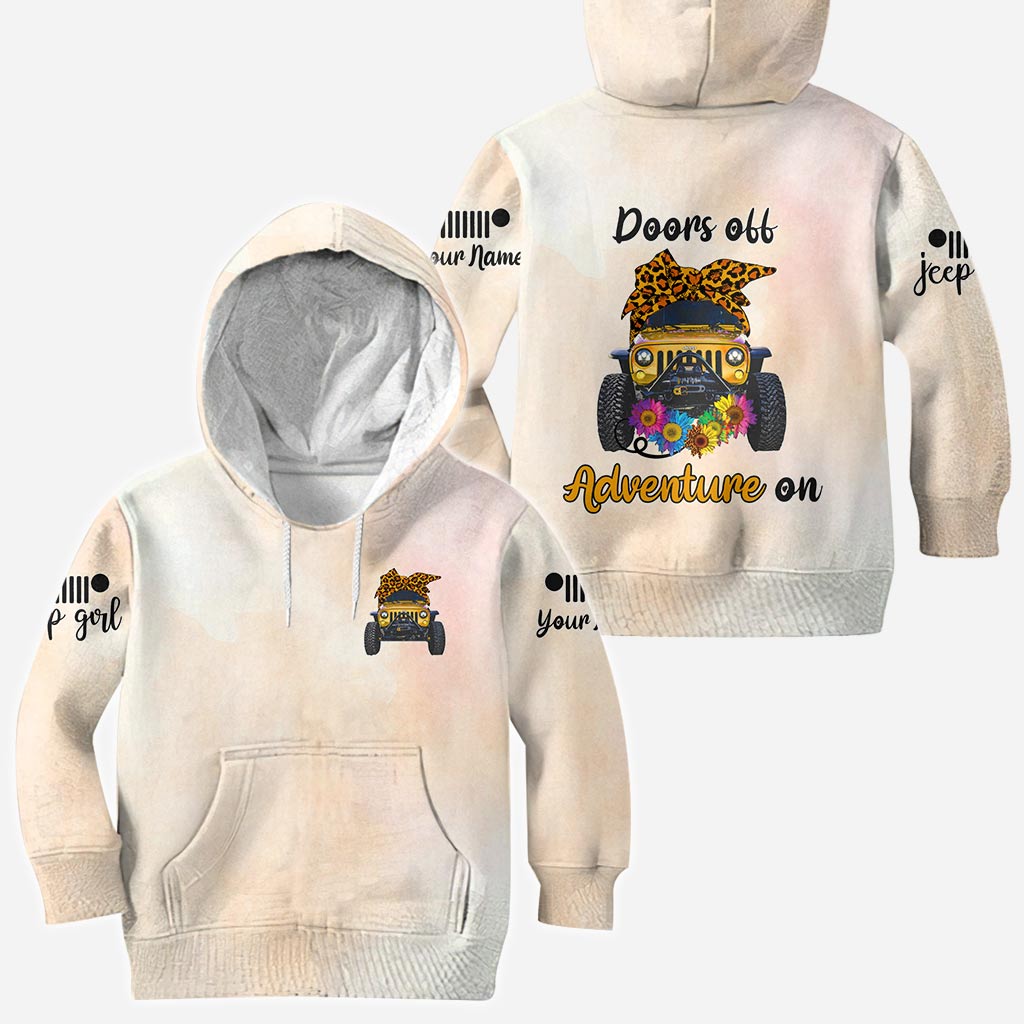 Personalized Adventure Jeep Hoodie Custom Name Gifts All Over Shirt GradoCreations