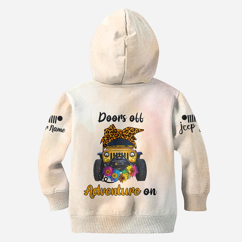 Personalized Adventure Jeep Hoodie Custom Name Gifts All Over Shirt GradoCreations