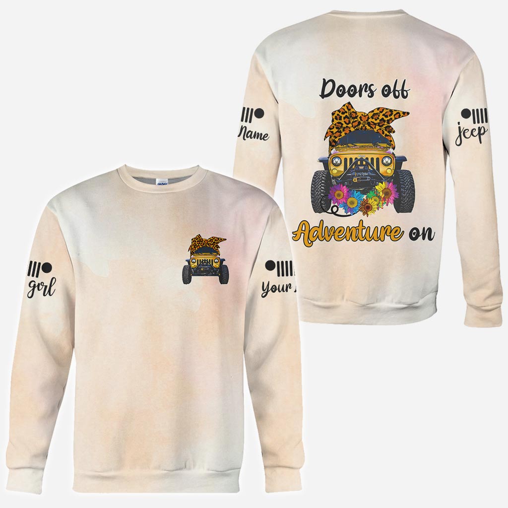 Personalized Adventure Jeep Hoodie Custom Name Gifts All Over Shirt GradoCreations