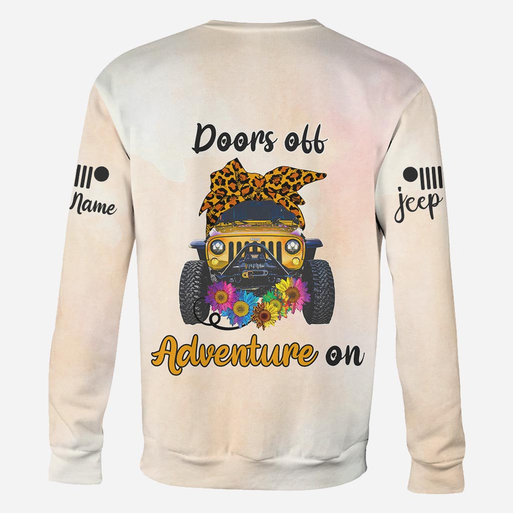 Personalized Adventure Jeep Hoodie Custom Name Gifts All Over Shirt GradoCreations