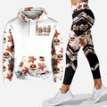 Personalized Halloween and Thanksgiving Hoodie & Leggings Set Custom Name Fall Gift Hoodie & Leggings GradoCreations