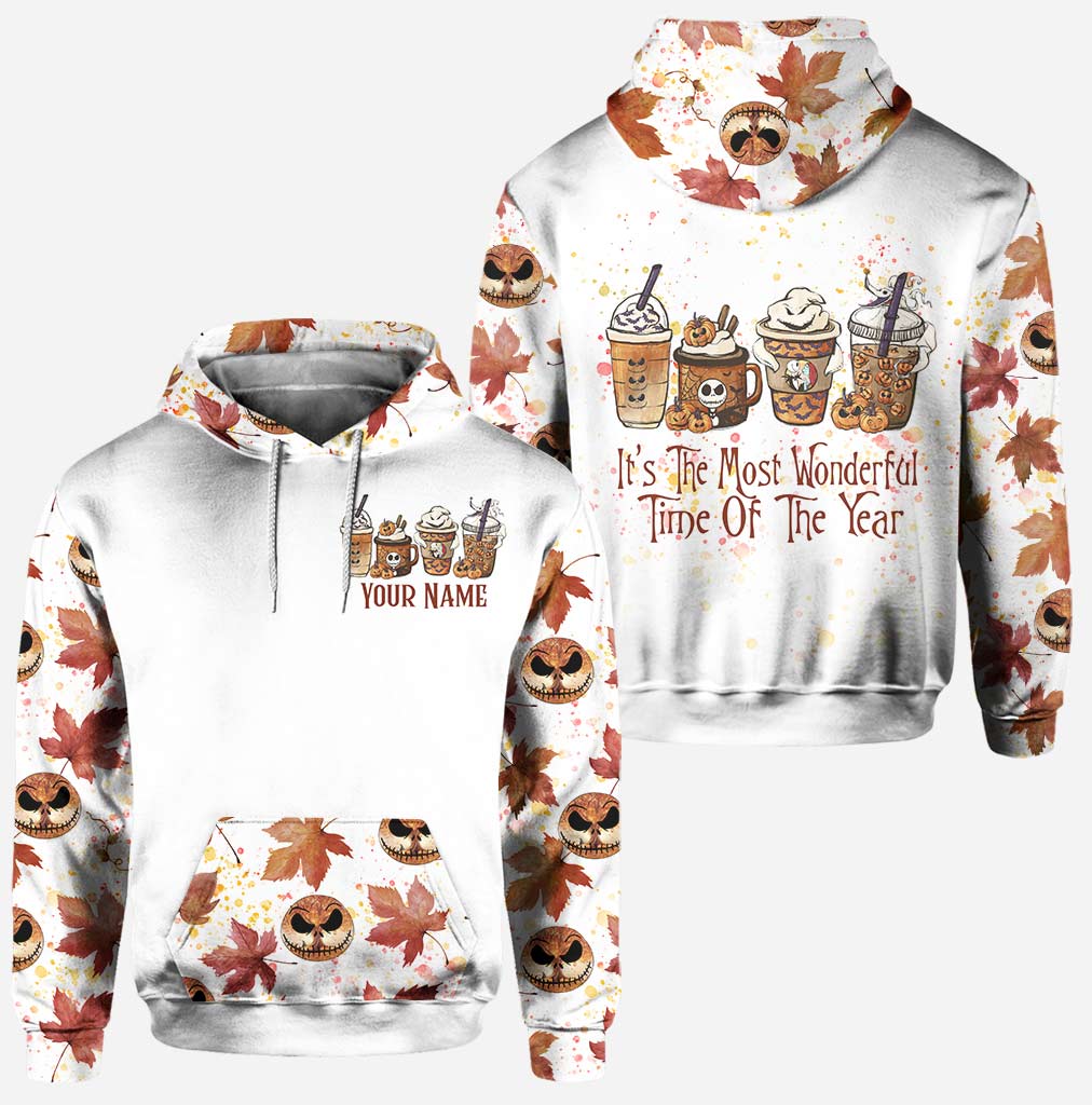 Personalized Halloween and Thanksgiving Hoodie & Leggings Set Custom Name Fall Gift Hoodie & Leggings GradoCreations