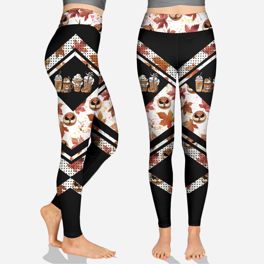 Personalized Halloween and Thanksgiving Hoodie & Leggings Set Custom Name Fall Gift Hoodie & Leggings GradoCreations