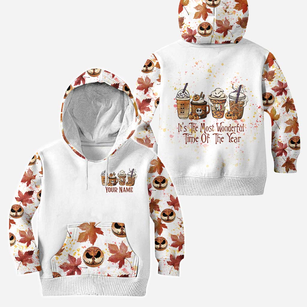 Personalized Halloween and Thanksgiving Hoodie & Leggings Set Custom Name Fall Gift Hoodie & Leggings GradoCreations