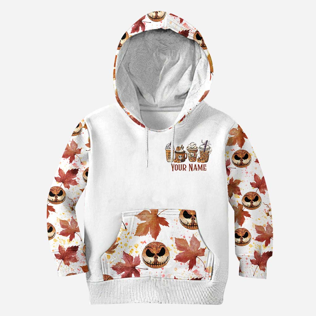 Personalized Halloween and Thanksgiving Hoodie & Leggings Set Custom Name Fall Gift Hoodie & Leggings GradoCreations