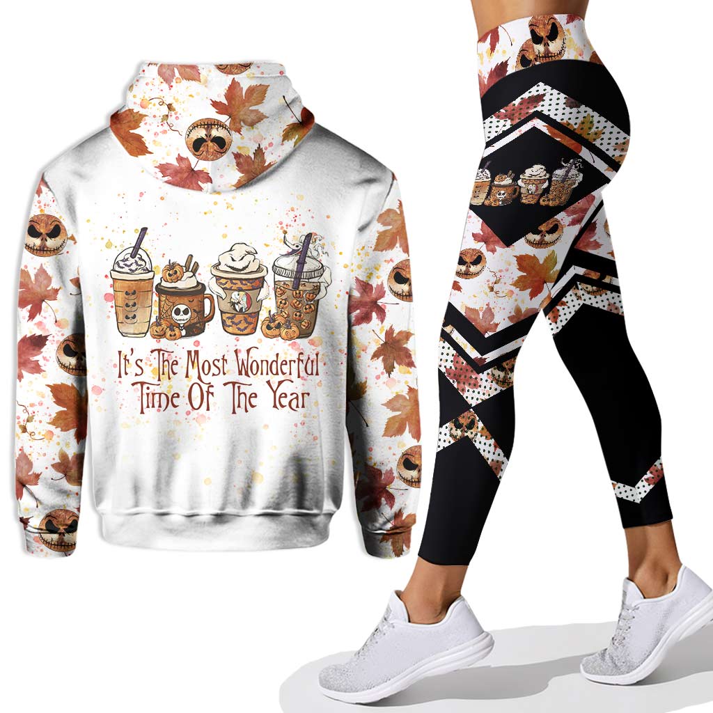 Personalized Halloween and Thanksgiving Hoodie & Leggings Set Custom Name Fall Gift Hoodie & Leggings GradoCreations