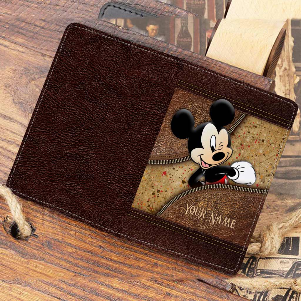 Personalized Disney Mouse Passport Holder Custom Name Gift for Travelers Passport Holder GradoCreations