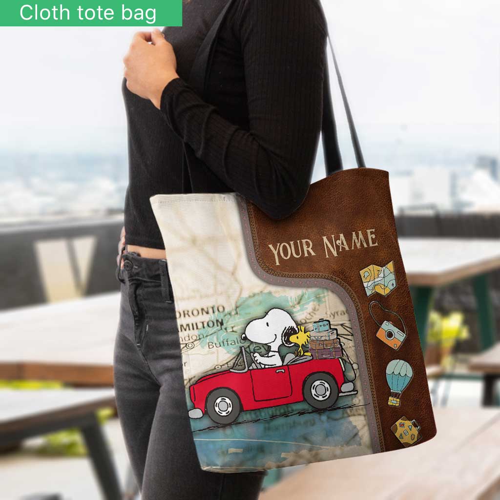Personalized Travel Tote Bag with Custom Name for Mom/Dad Tote Bag GradoCreations