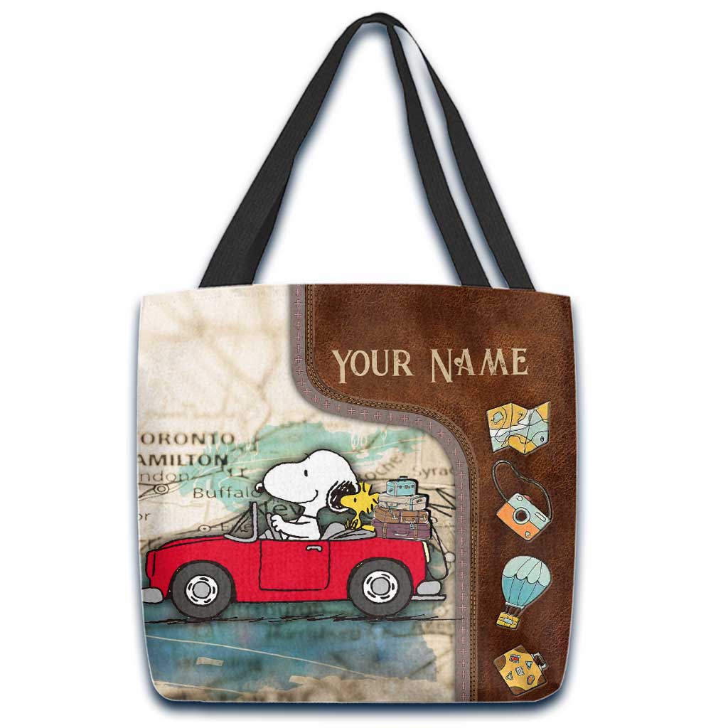Personalized Travel Tote Bag with Custom Name for Mom/Dad Tote Bag GradoCreations