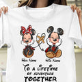 Personalized Disney Adventure T-shirt & Hoodie for Couples T-shirt & Hoodie GradoCreations