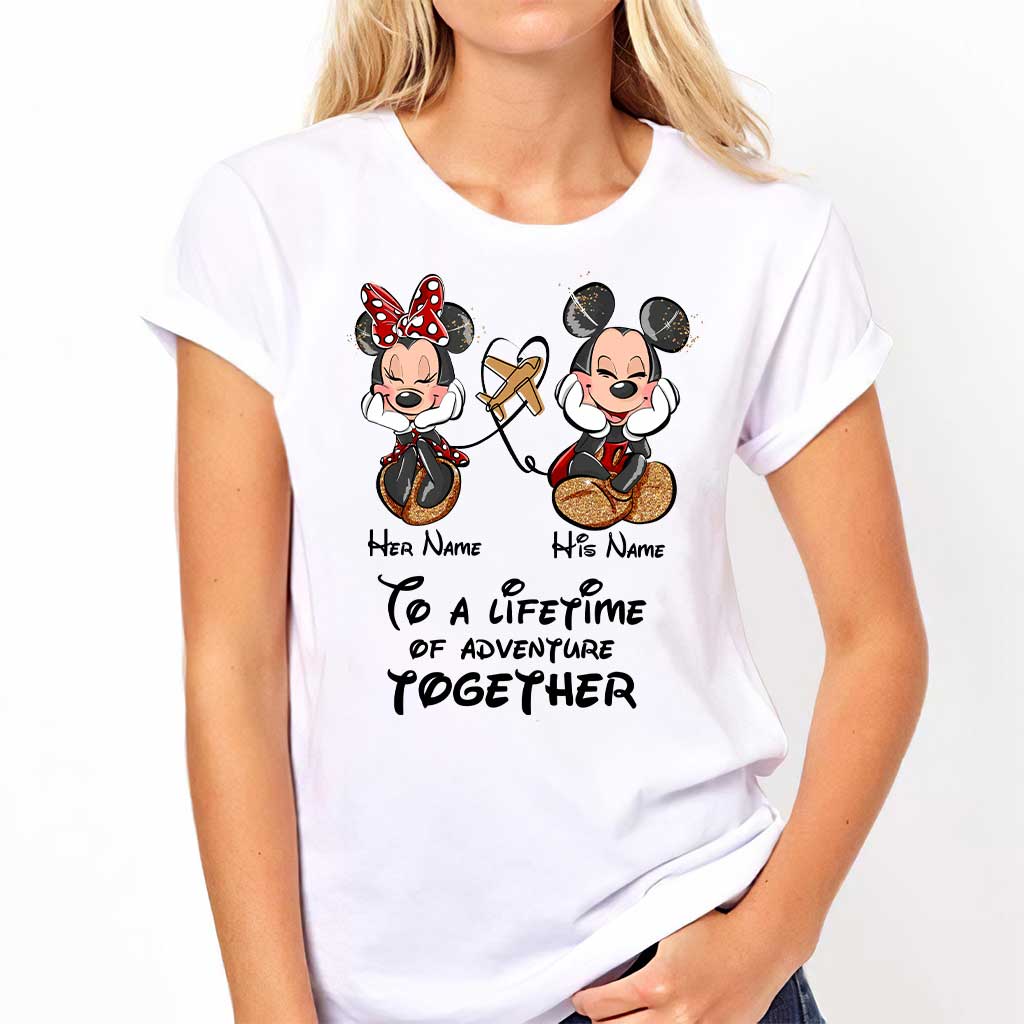 Personalized Disney Adventure T-shirt & Hoodie for Couples T-shirt & Hoodie GradoCreations