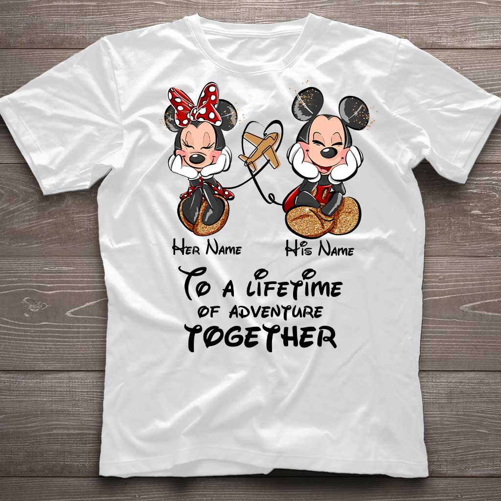 Personalized Disney Adventure T-shirt & Hoodie for Couples T-shirt & Hoodie GradoCreations
