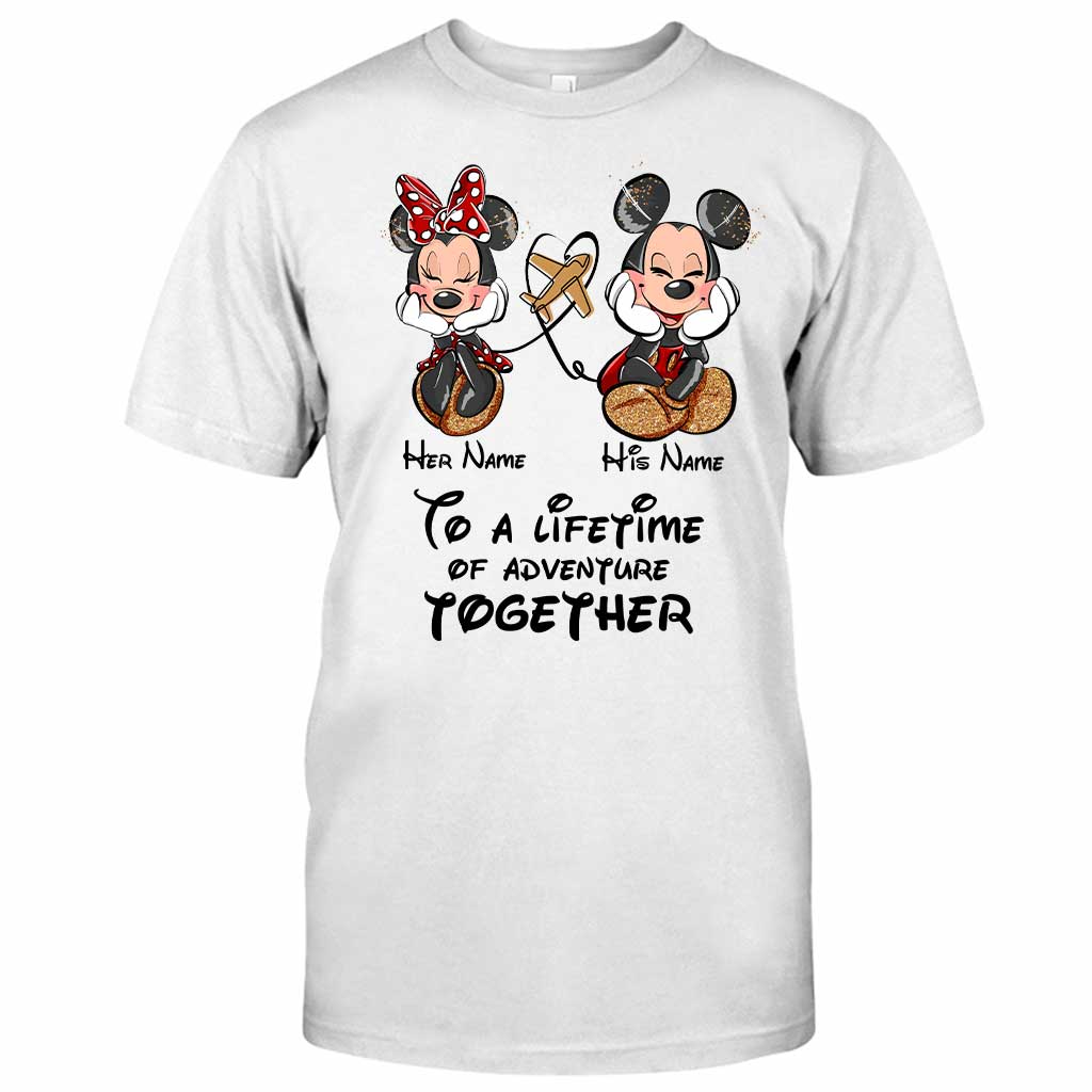 Personalized Disney Adventure T-shirt & Hoodie for Couples T-shirt & Hoodie GradoCreations