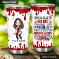 Personalized Halloween Tumbler Custom Name Unique Gift Idea Tumbler GradoCreations